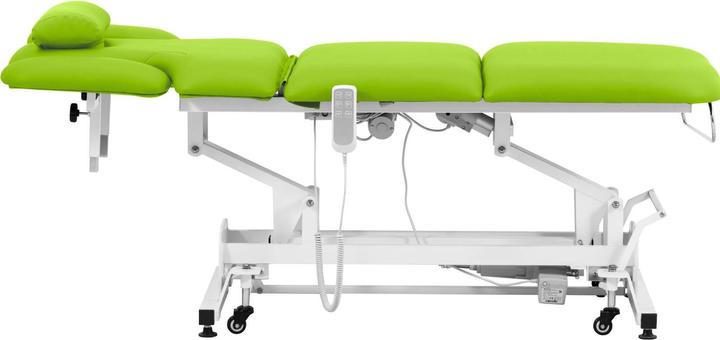 Produktbild Physa Massageliege elektrisch Massagebank Therapieliege Massagetisch 250 kg Hellgrün