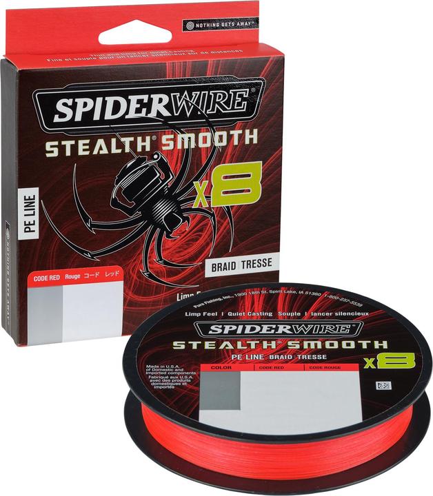 Produktbild Spiderwire Stealth Smooth 8 Code Red (6 kg, 0.07 mm)