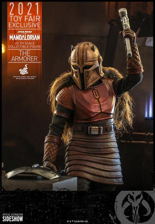 Actual product image Hot Toys Star Wars - The Mandalorian "The Armorer" 2021 Toy Fair Exclusive 1/6 Action Figure