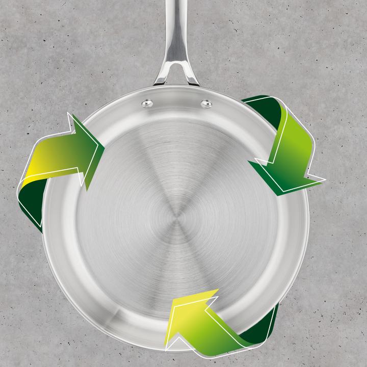 Actual product image Tefal Jamie Oliver Cook Smart (28 cm, Frying pan, Stainless steel)