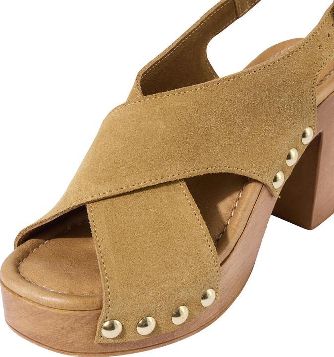 Actual product image Joe Browns Wooden Heel Suede Shoes (42)