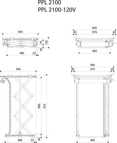 Produktbild Vogels Ppl2100 (Decke)