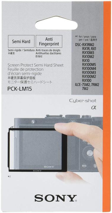 Actual product image Sony Pck-Lm15 (Screen protector, RX1, RX100, Sony Alpha A7II)