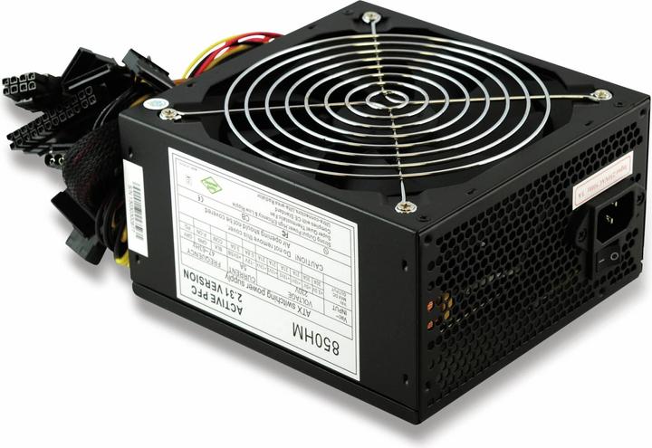 Actual product image Rhombutech Gaming Power Supply Active PFC 850 Watt (850 W)