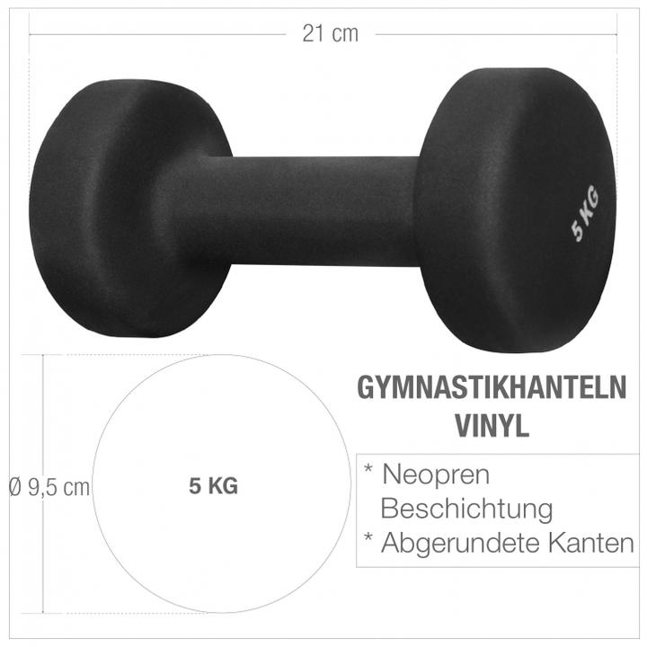 Produktbild Gorilla Sports Gymnastikhanteln (2 x 5 kg)