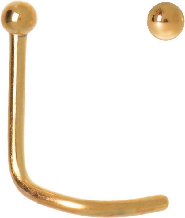 Bijouteria Nasenpiercing (Chirurgenstahl 316L, PVD Beschichtung (goldfarbig))