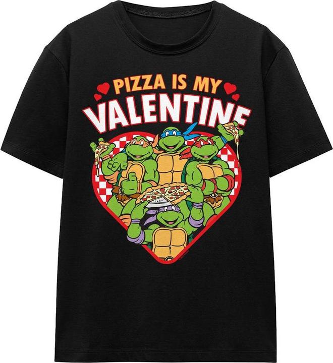 Image du produit Teenage Mutant NT - T-shirt PIZZA IS MY VALENTINE - Adulte (XL)