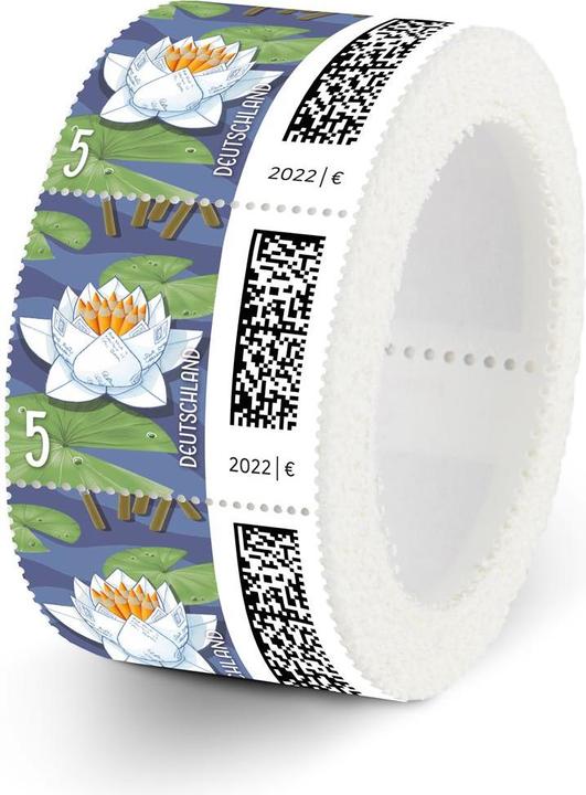 Immagine prodotto Deutsche Post 200 francobolli da 0,05 € "Seebriefrose" con adesivo umido