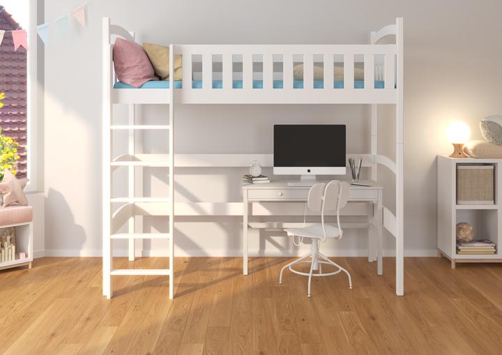 Actual product image ADRK Furniture Bunk Bed Mezzanine with MIAGO 180x80 Mattress (180 x 80 cm)