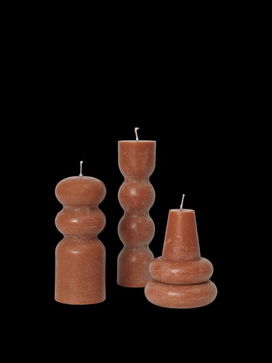 Actual product image Ferm Living Torno Candles (3 pcs.)