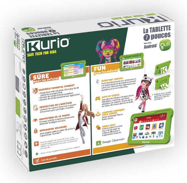 Actual product image Kurio C23112FR DISET Connect 4 (32go) (7", Green)