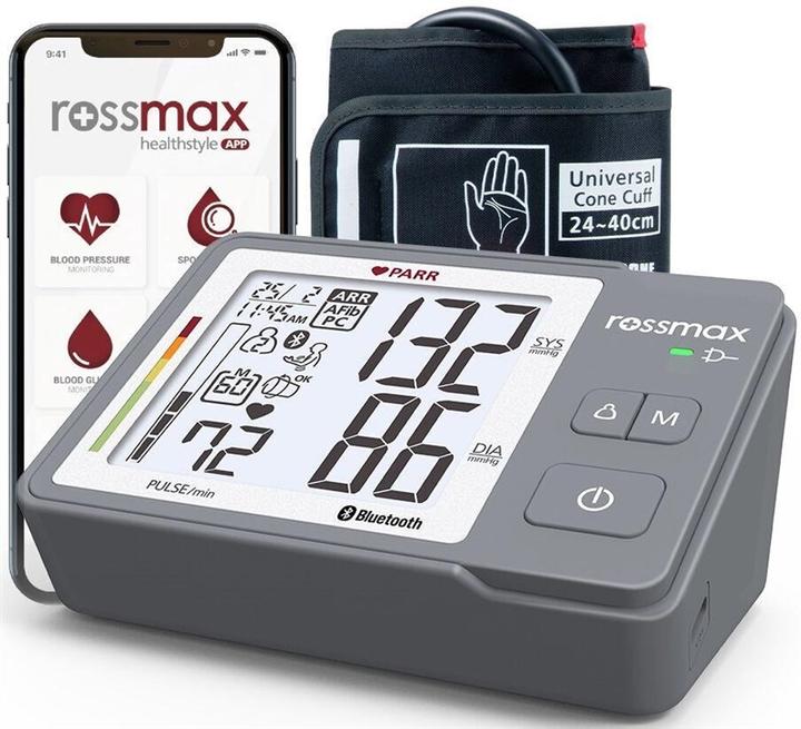 Produktbild Rossmax Blutdruckmessgerät Digital (Blutdruckmessgerät Oberarm)