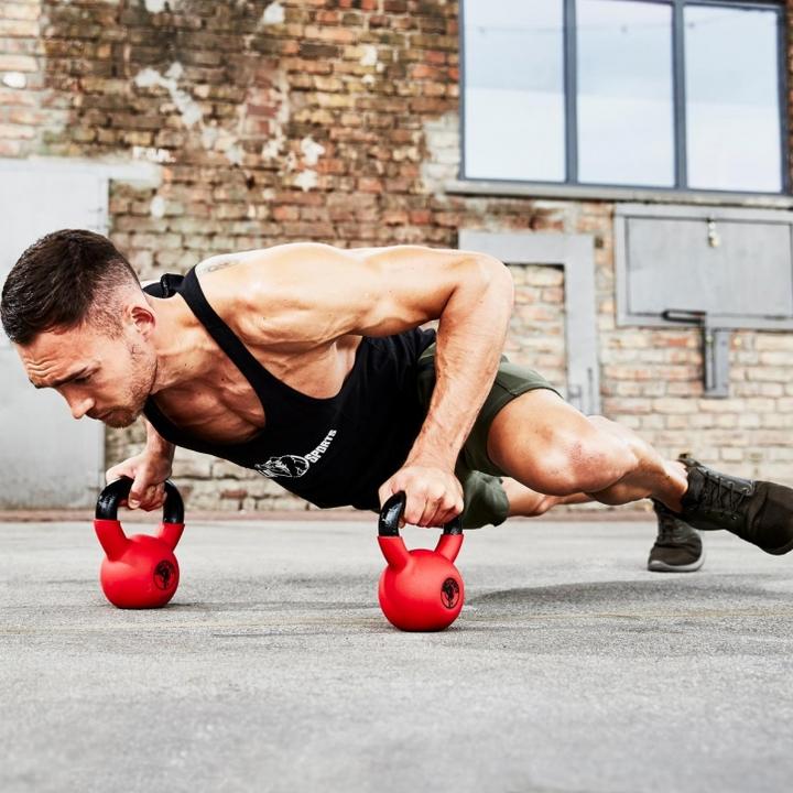 Produktbild Gorilla Sports Kettlebell (1 x 16 kg, 1 x 20 kg, 2 x 3 kg, 1 x 8 kg, 1 x 32 kg, 1 x 24 kg, 1 x 22 kg, 1 x 18 kg, 1 x 12 kg, 1 x 28 kg, 1 x 14 kg, 1 x 30 kg)