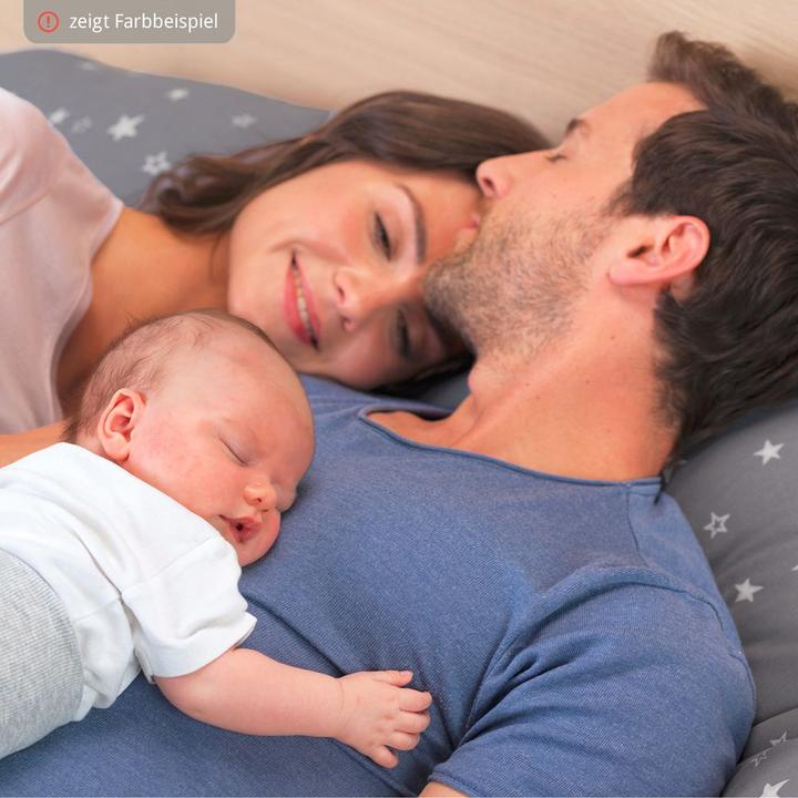Image du produit Theraline Coussin d'allaitement "Das Original" avec rembourrage en épeautre, housse incluse 190 cm (38 cm)