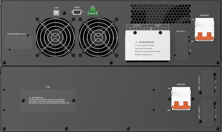 Actual product image Conceptronic ZEUS USV 6000VA 6000W Online UPS,IEC EPO Port (6000 VA, 6000 W, Online double converter UPS)