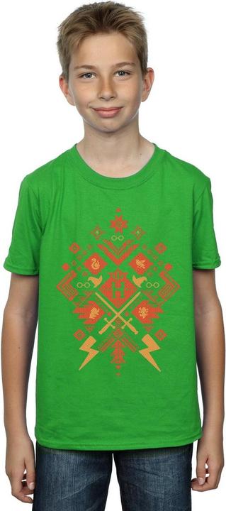Image du produit - T-shirt CHRISTMAS FAIR ISLE - Garçon (140, 146)