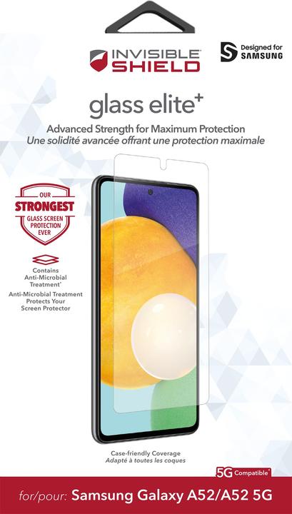 Immagine prodotto Zagg InvisibleShield Glass Elite+ Samsung (e) (1 Pezzo/i, Samsung Galaxy A52 5G, Samsung Galaxy A52)