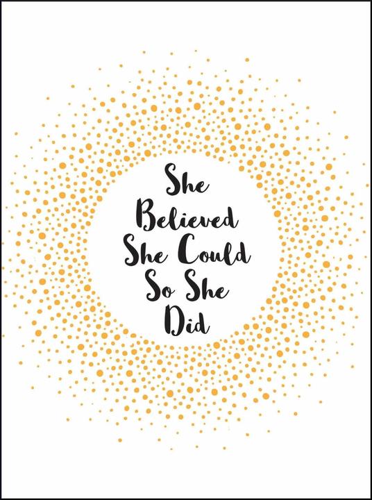Image du produit She Believed She Could So She Did (Anglais, Éditeurs Summersdale, 2018)