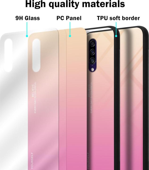 Produktbild Cadorabo TPU 2 Farben Glas Cover (Samsung Galaxy A30s, Samsung Galaxy A50s)