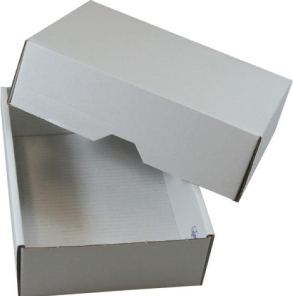 Actual product image Brieger Box corrugated cardboard white