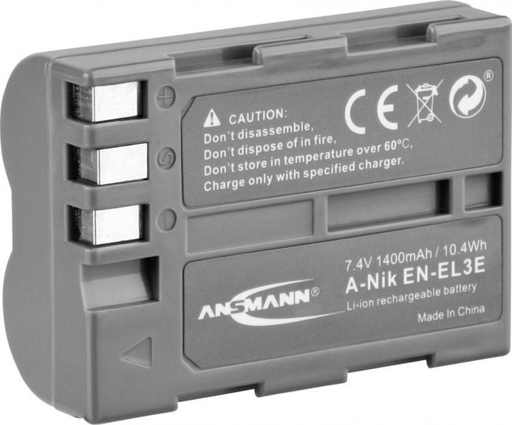 Immagine prodotto Ansmann Batteria Nikon EN-EL3e (Accumulatore di carica elettrica)