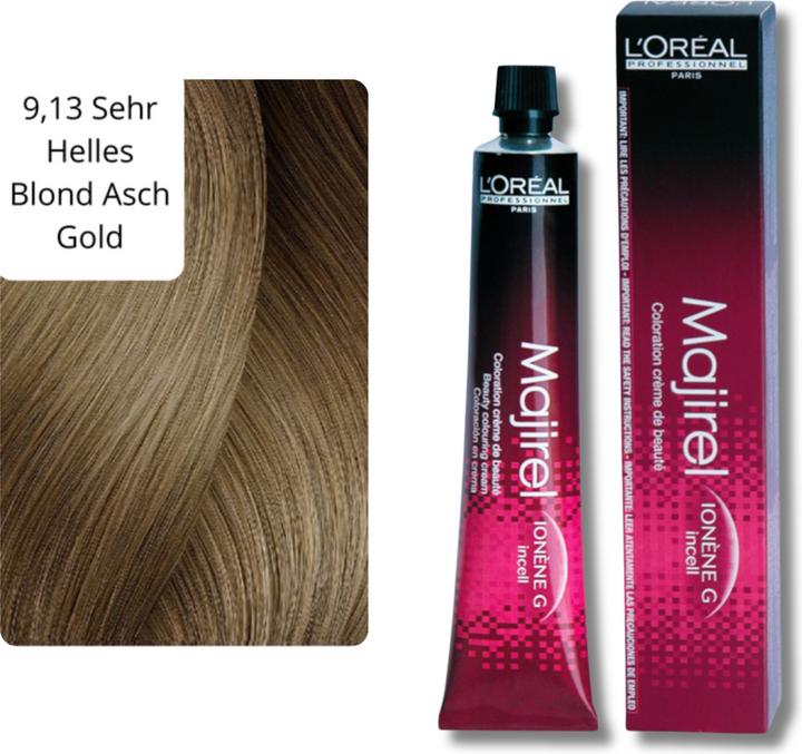 Actual product image L'Oréal Professionnel Majirel (9.13 Very light blonde ash gold)