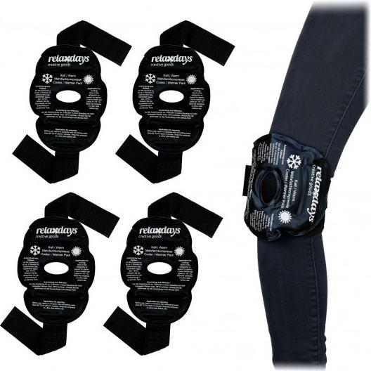 Relaxdays 4x Knie-Kühlpads (4 x, 1070 g)