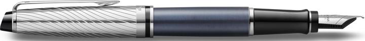 Actual product image Waterman Fountain pen Expert DeLuxe Grey C.C. (M-blue) (Grey, Silver, 1 x)