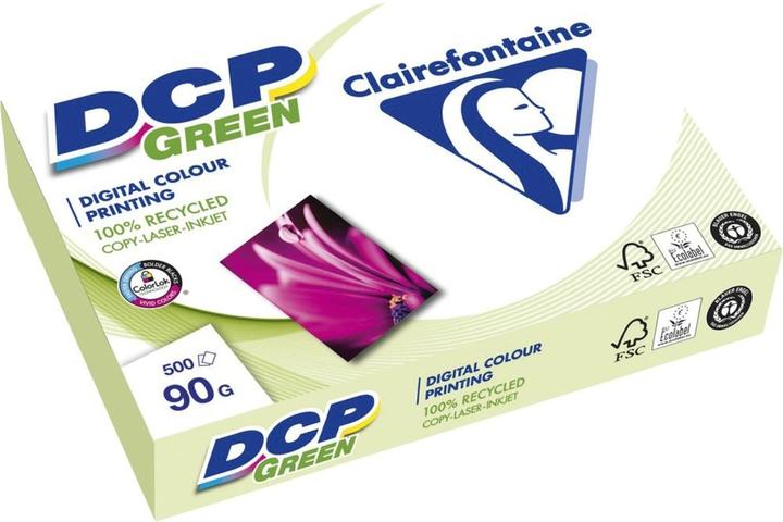 Immagine prodotto Clairefontaine Carta multifunzione DCP verde A4 90g/mq bianca RC PU=500 fogli (90 g/m², 500 x, A4)