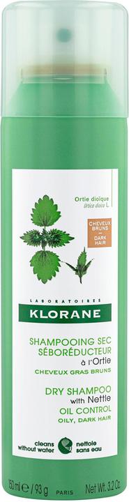 Klorane Talgregulierendes getöntes Trockenshampoo mit Brennnessel (150 ml, Trockenshampoo)