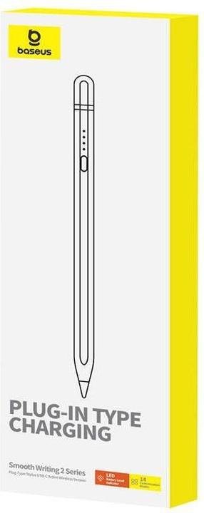 Immagine prodotto Baseus Stilo attivo Smooth Writing Series con ricarica wireless, USB-C (bianco)