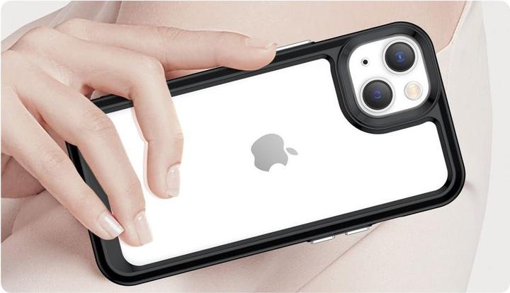 Immagine prodotto Hurtel Custodia Outer Space per iPhone 14 Plus con cornice in gel nera (Apple iPhone 14 Plus)