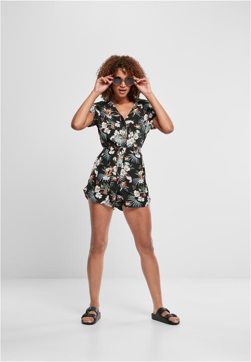 Produktbild Urban Classics Ladies Short Viscose Belt Jumpsuit (S)