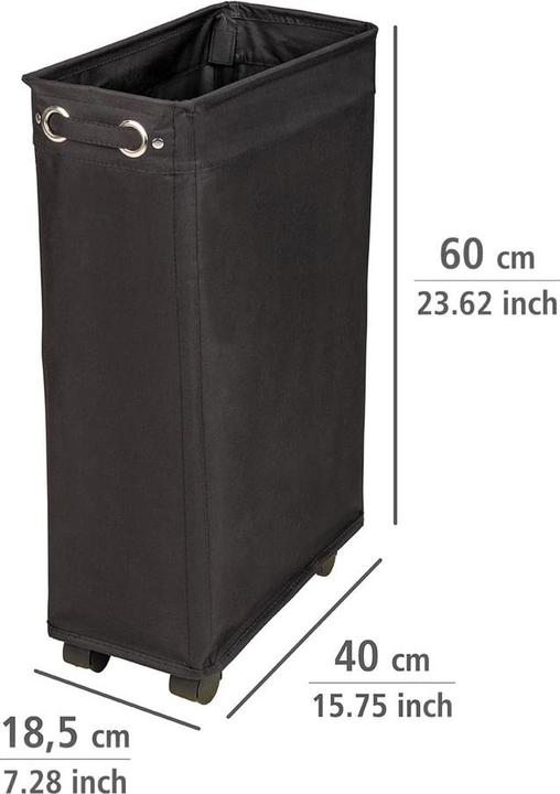 Actual product image Wenko Laundry bin black