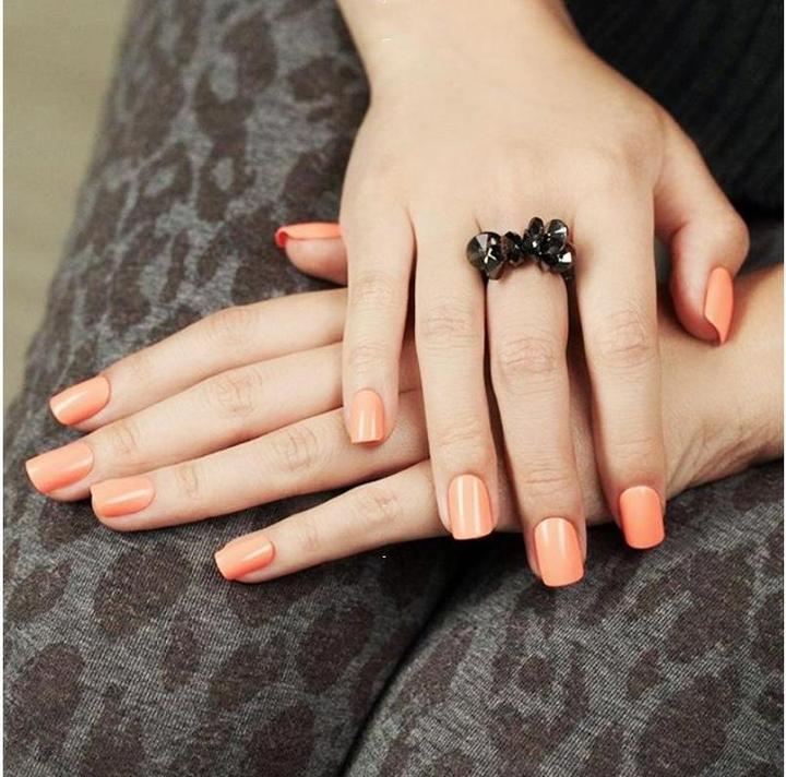 Actual product image KISS Gel Fantasy Nail Kit - Absolutely Fabulous (Artificial nails, Transparent, Bordeaux)