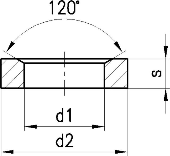 Actual product image Amf Conical seat (M10)