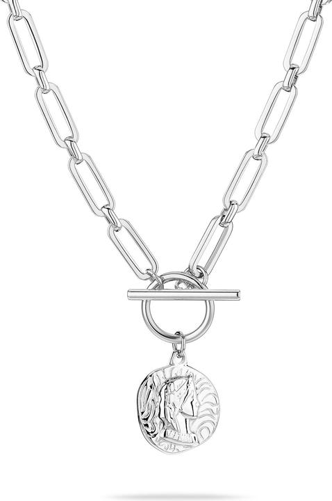 Tamaris Modern Steel Coin Necklace TJ-0438-N-45 (Edelstahl, 45 cm)