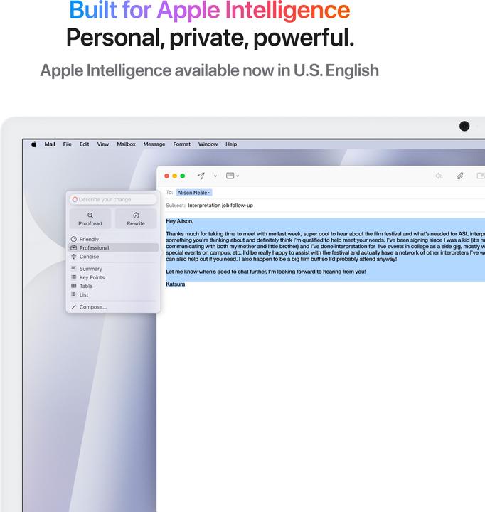 Actual product image Apple iMac 2024 (M4, 16 GB, 512 GB, Apple M4 10-Core)