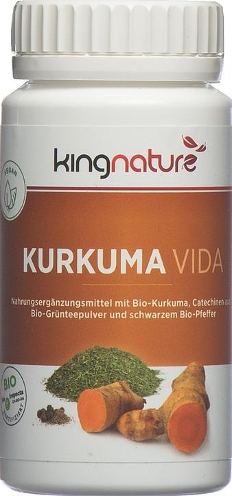 Immagine prodotto Kingnature Kurkuma Vida (72 Pezzo/i, Pillole, 82 g)