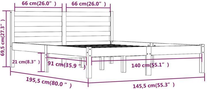 Actual product image VidaXL Kordula (140 x 190 cm)