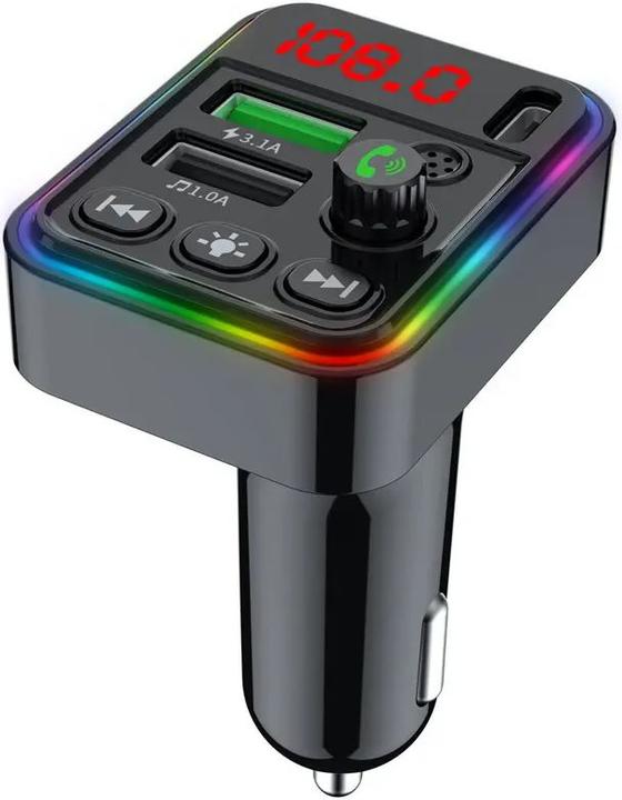 Immagine prodotto PhoneLook Bluetooth-Empfänger F19 Auto-Audio-Receiver MP3 Player FM mit Dual-USB und LED