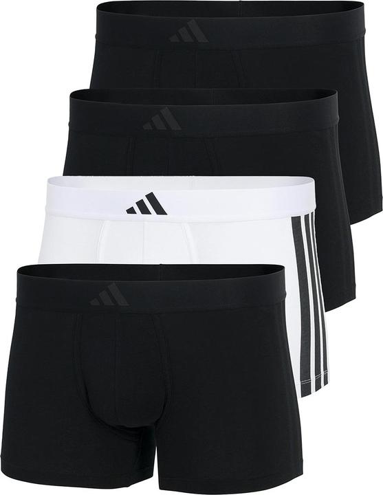 Produktbild adidas 4er Pack Active Flex Cotton 3 Stripes Retro Short / Pant (M, 4er Pack)
