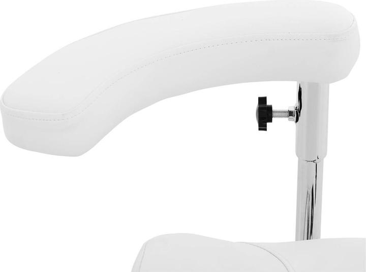 Produktbild Physa Sattelstuhl Sattelhocker mit Lehne Rollhocker Braun höhenverstellbar PVC-Leder