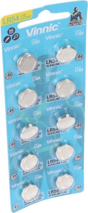 Produktbild Vinnic IEC LR54 (10 Stk., AG10, 83 mAh)
