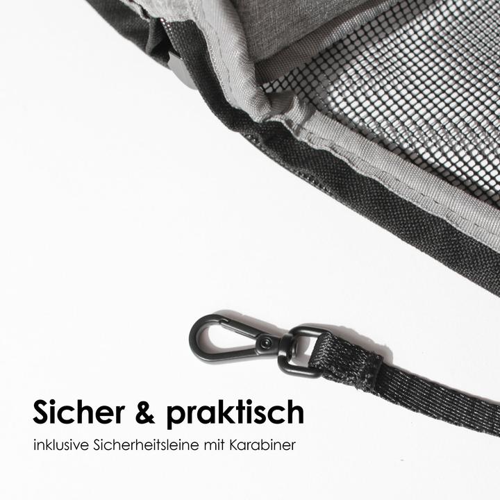 Actual product image LucyBalu CHECK-IN Katzentransporttasche (Cat, Machine washable, Reflectors)