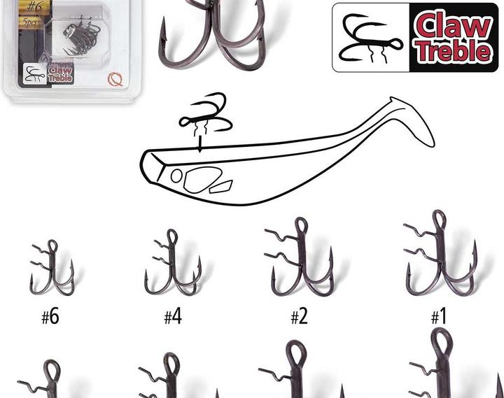Produktbild Quantum Claw Treble Hooks