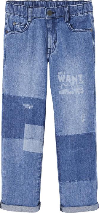 Produktbild Vertbaudet Gerade Jungen Jeans mit Patches (92)
