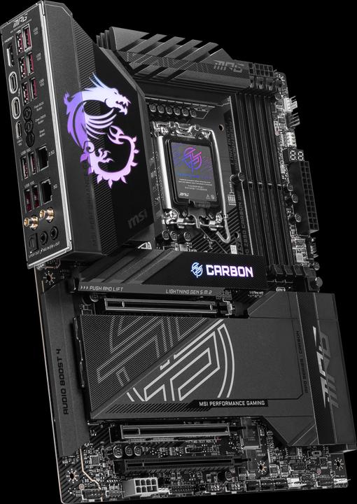 Actual product image MSI MPG Z890 CARBON WIFI (LGA 1851, Intel Z890, ATX)