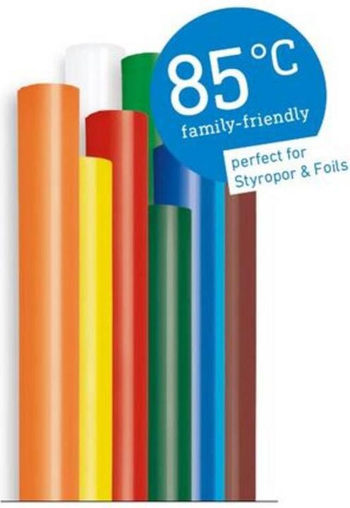 Image du produit Steinel Bâtonnets de colle chaude 7 mm 150 mm Multicolore, Rouge, Jaune, Vert, Orange, Blanc