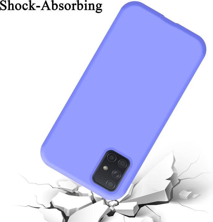 Actual product image Cadorabo TPU Liquid Silicone Case Cover (Samsung Galaxy A51 5G)